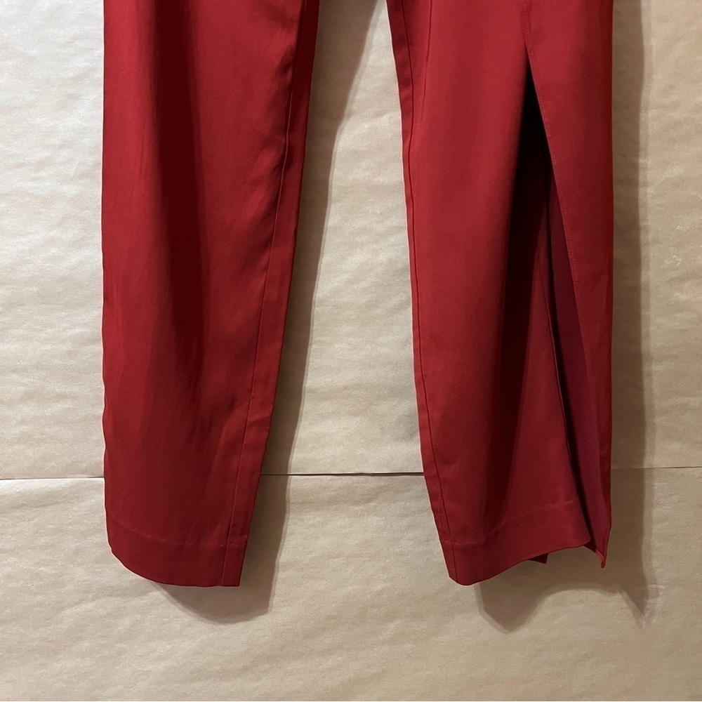 Michelle Mason | NWT Asymmetrical Strap Jumpsuit Drape Overlay Size 4 - Picture 9 of 14